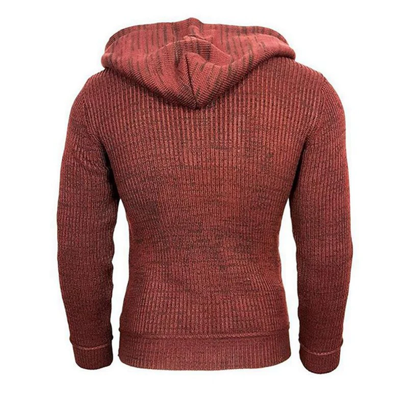 Hooded Knitted Sweatshirt