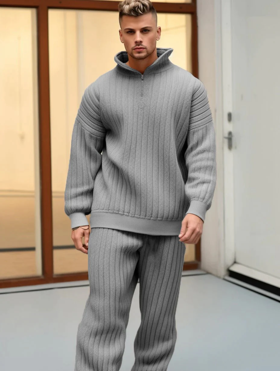 Men's Oversized Thick Knitted