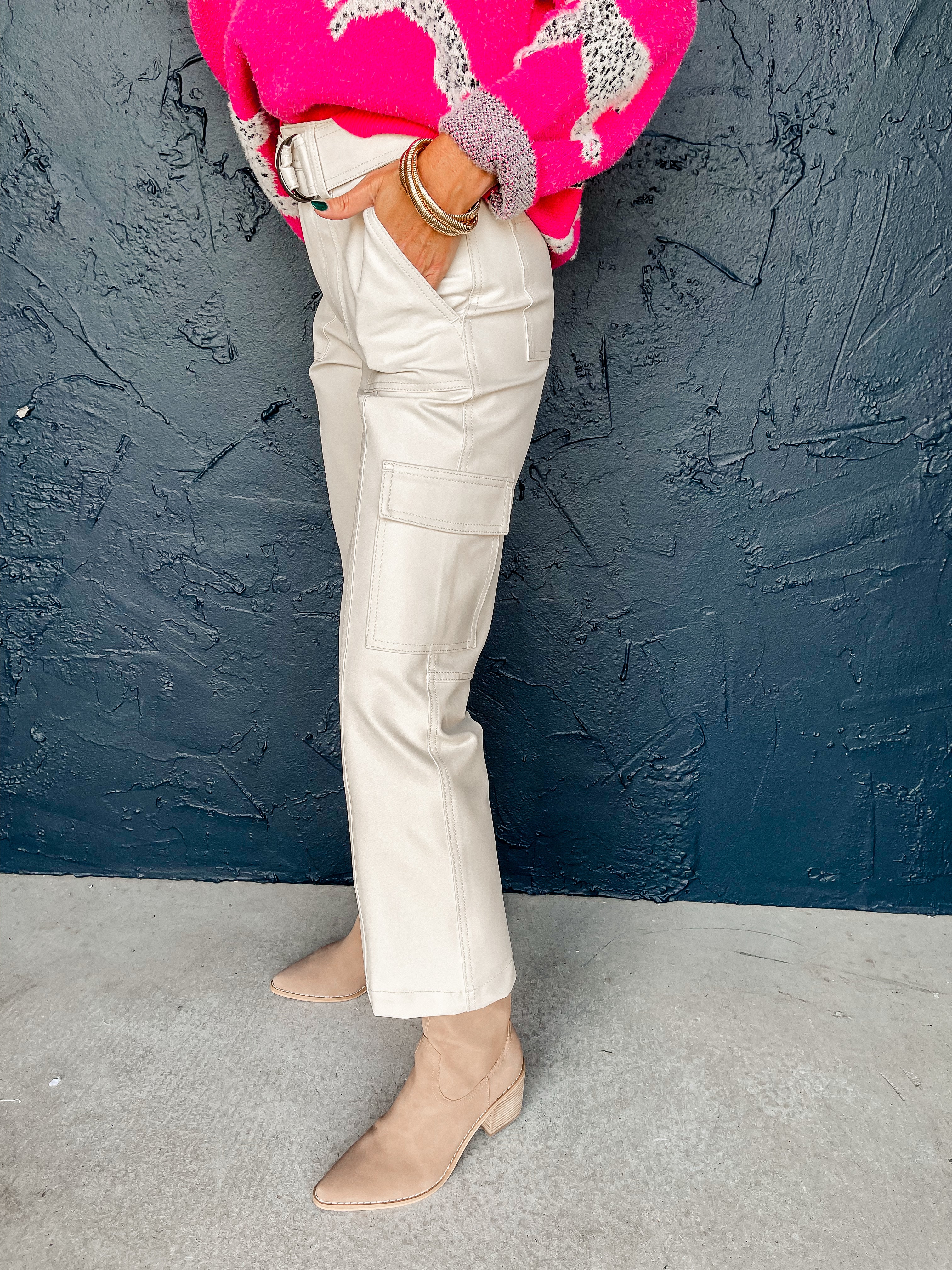 [Dear John] Penelope High Rise Cropped Cargo Pants