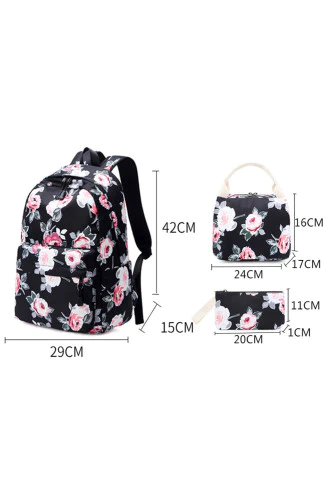 Floral 3 Piece Bag Set
