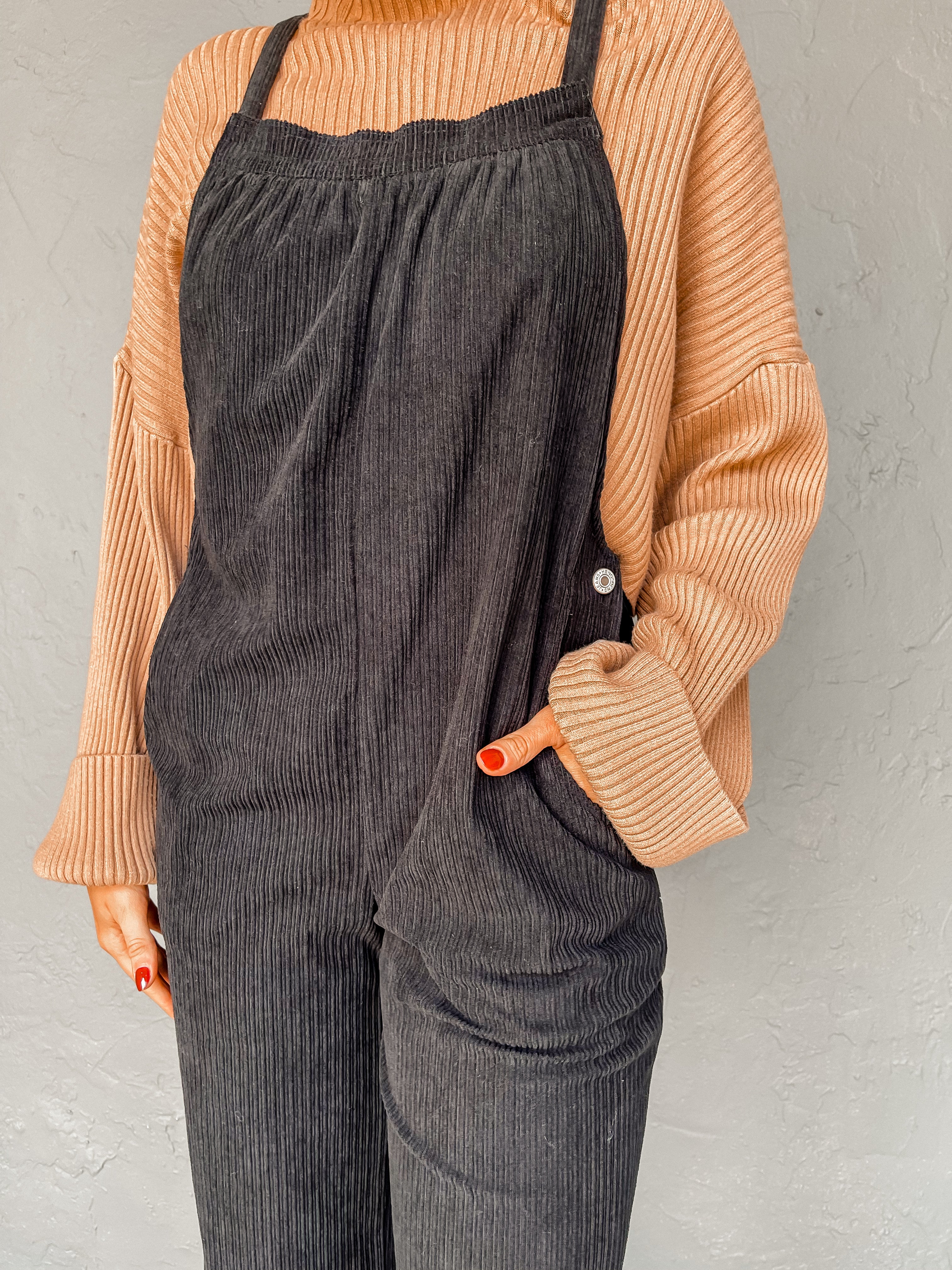 Tell Me More Corduroy Overalls