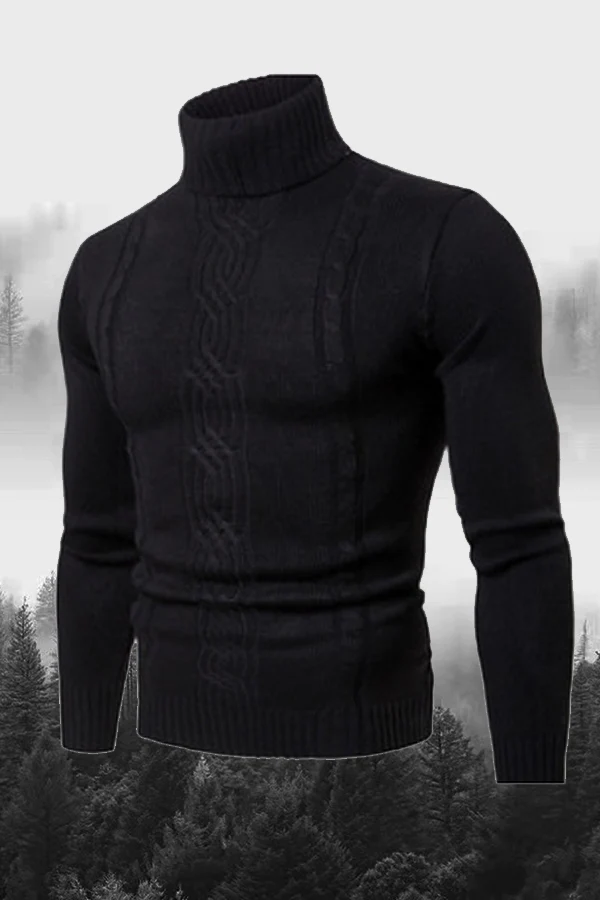 Turtleneck Twist Sweater