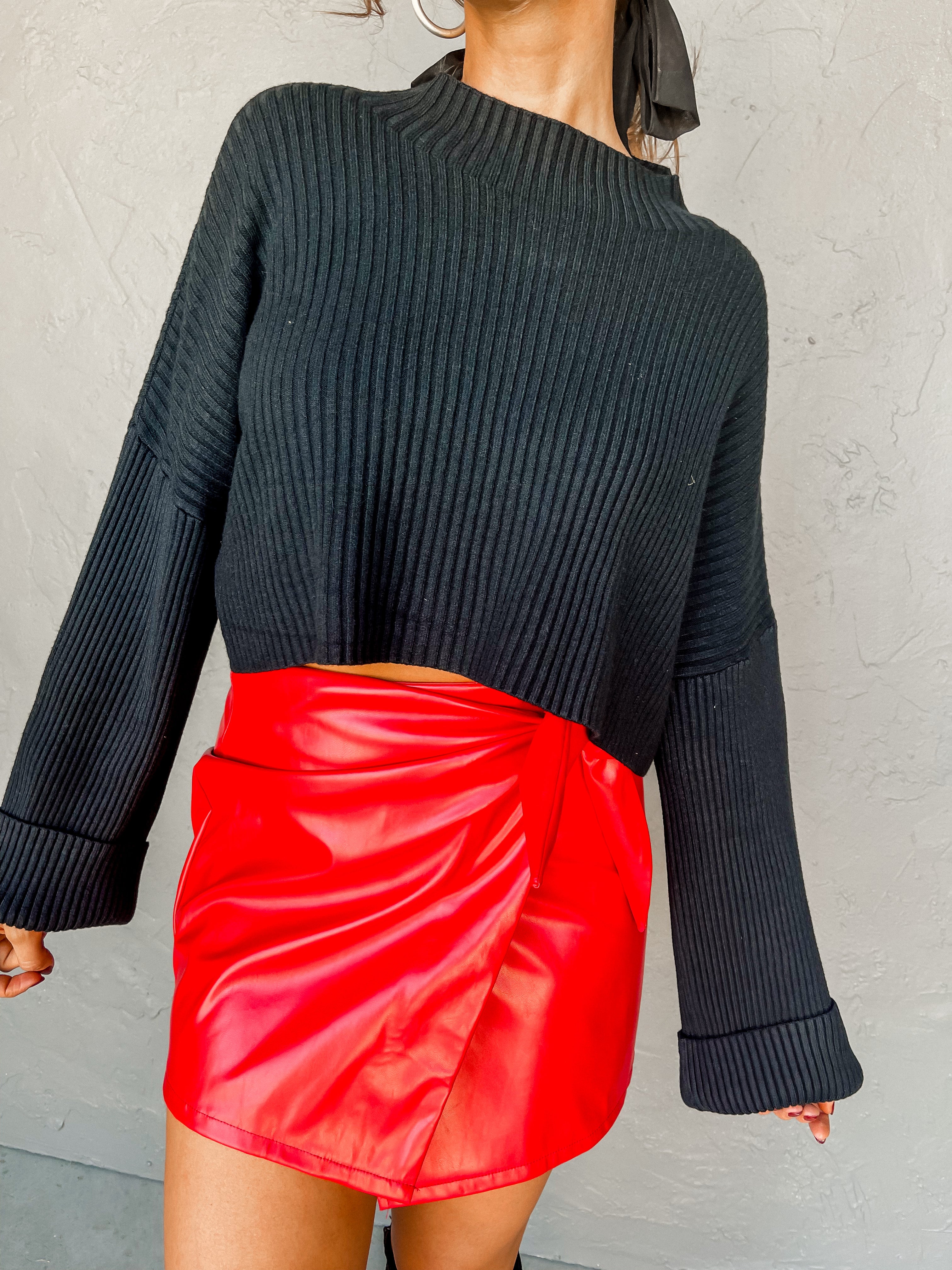 Dare To Dream Vegan Leather Skirt