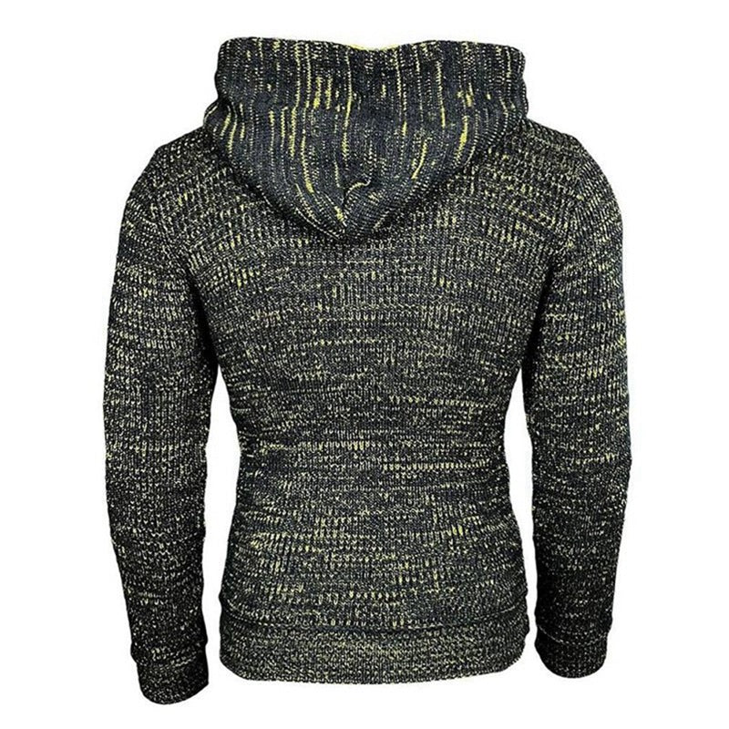 Hooded Knitted Sweatshirt