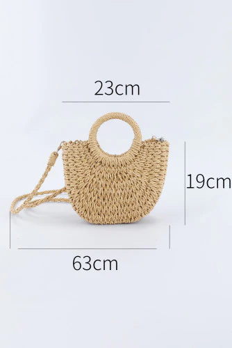 Cute Mini Woven Straw Fashion Tote Bag