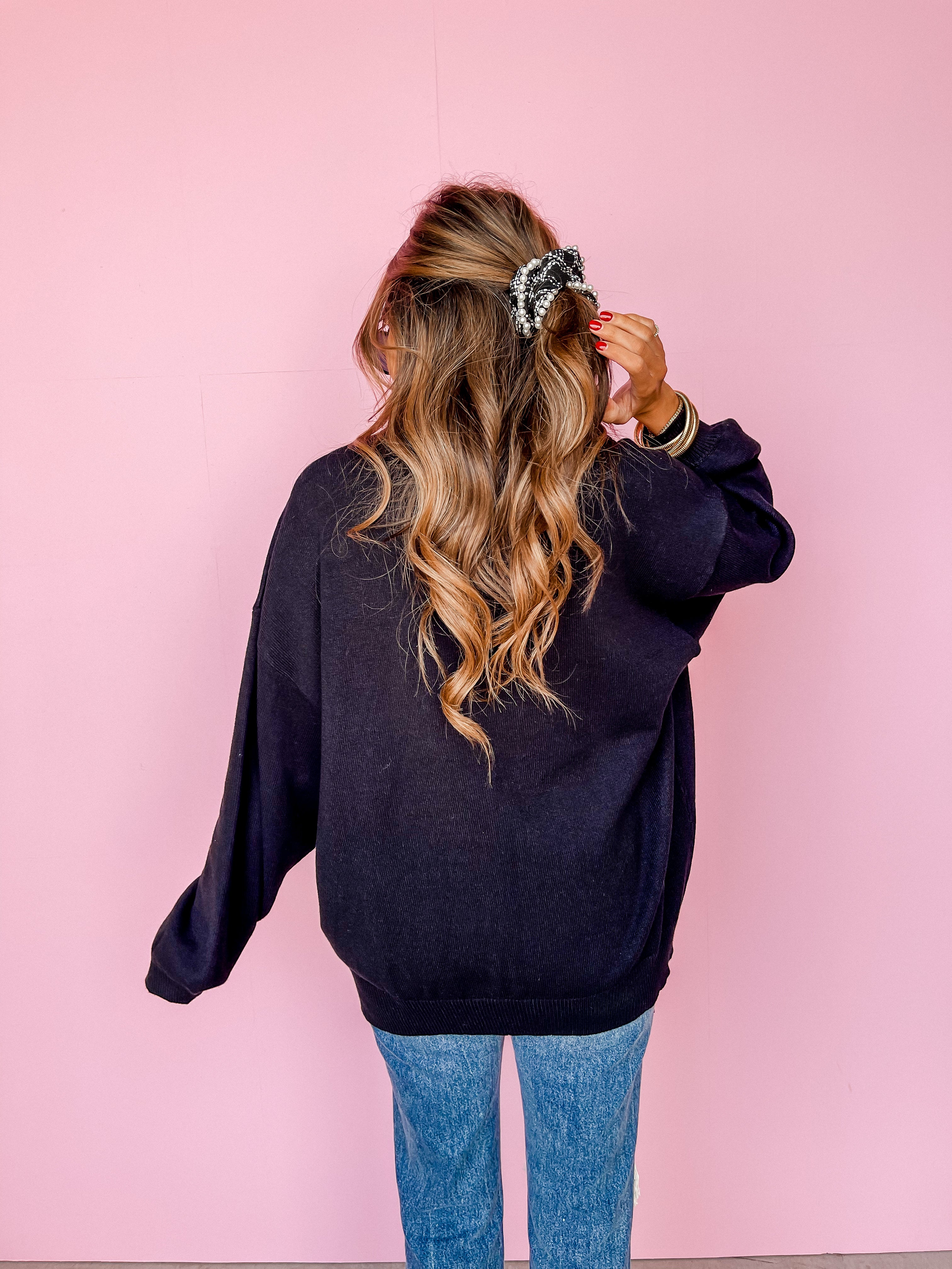 So Unbothered Mock Neck Sweater