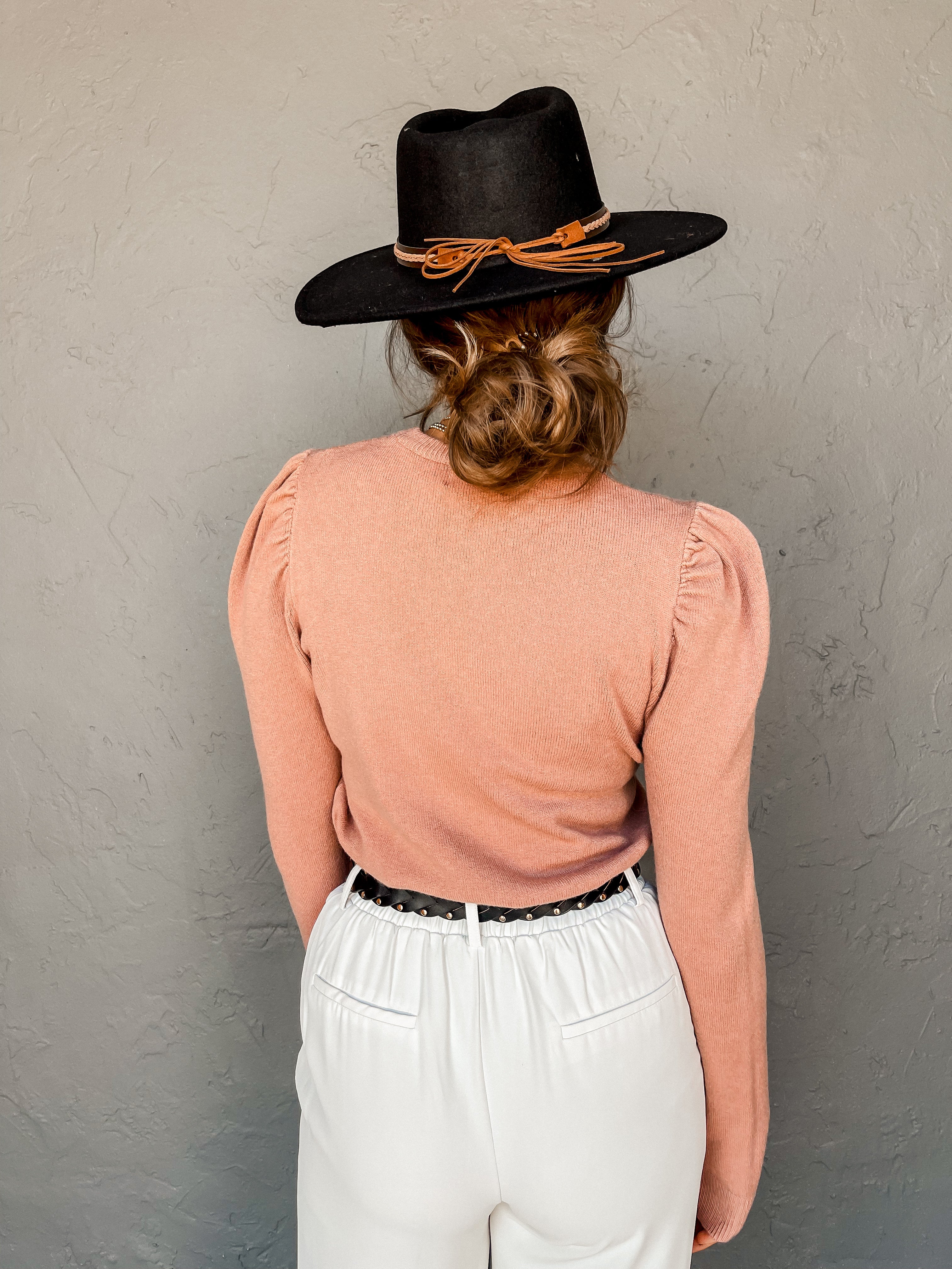 Oh So Lovely Puff Sleeve Sweater