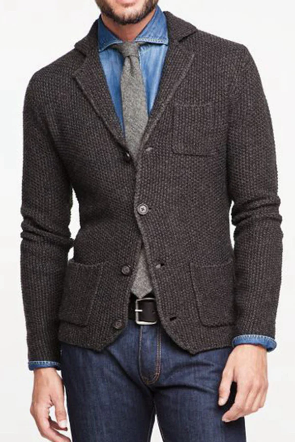 Autumn Winter New Knitted Sweater Coat