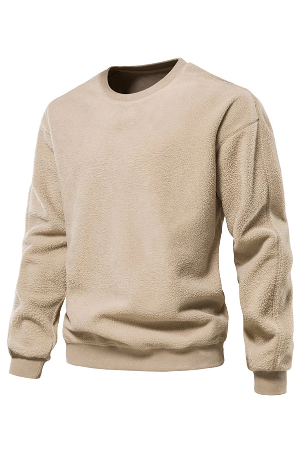 Lamb down shoulder pullover sweater