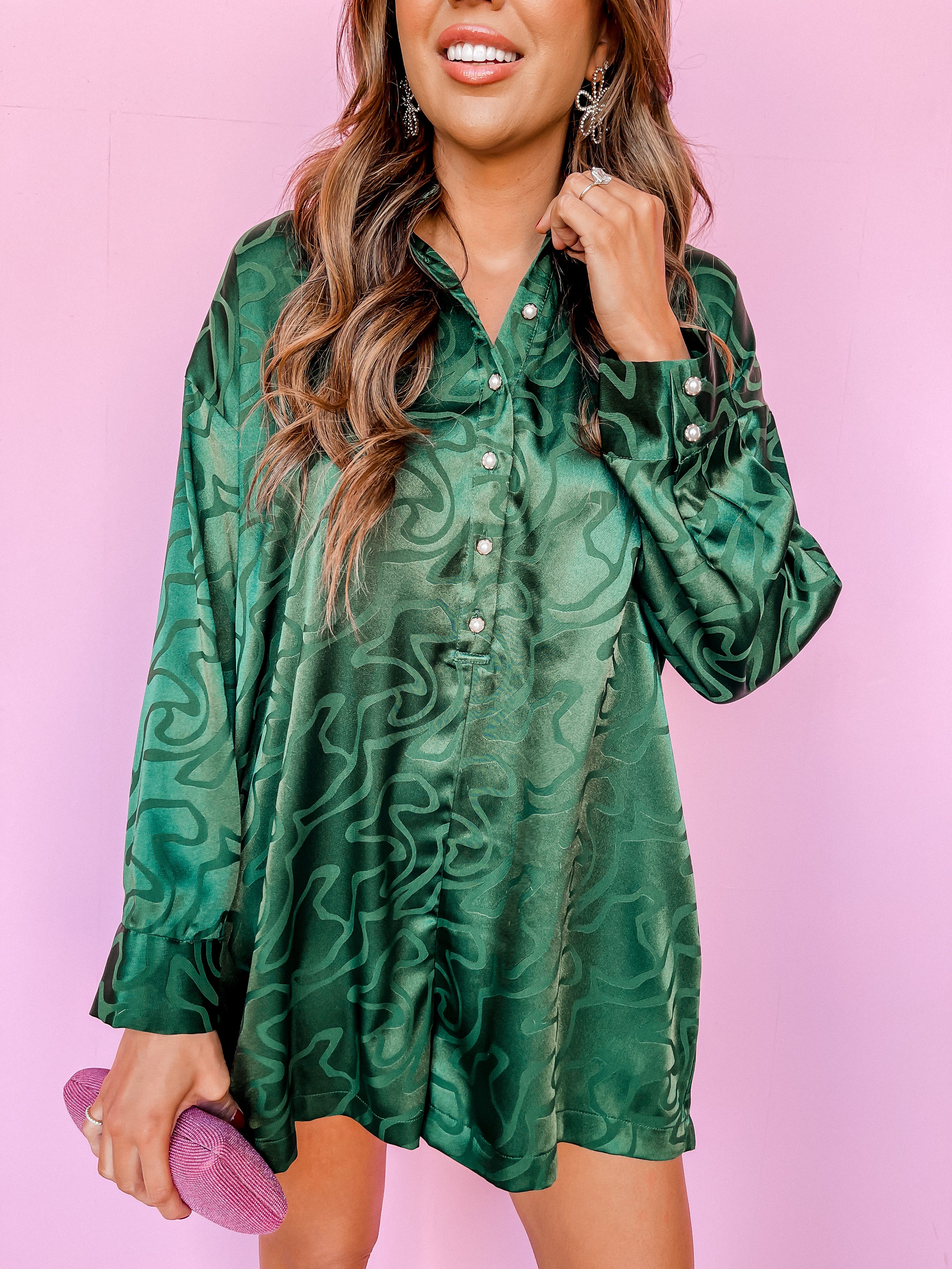 Get It Right Jacquard Satin Romper