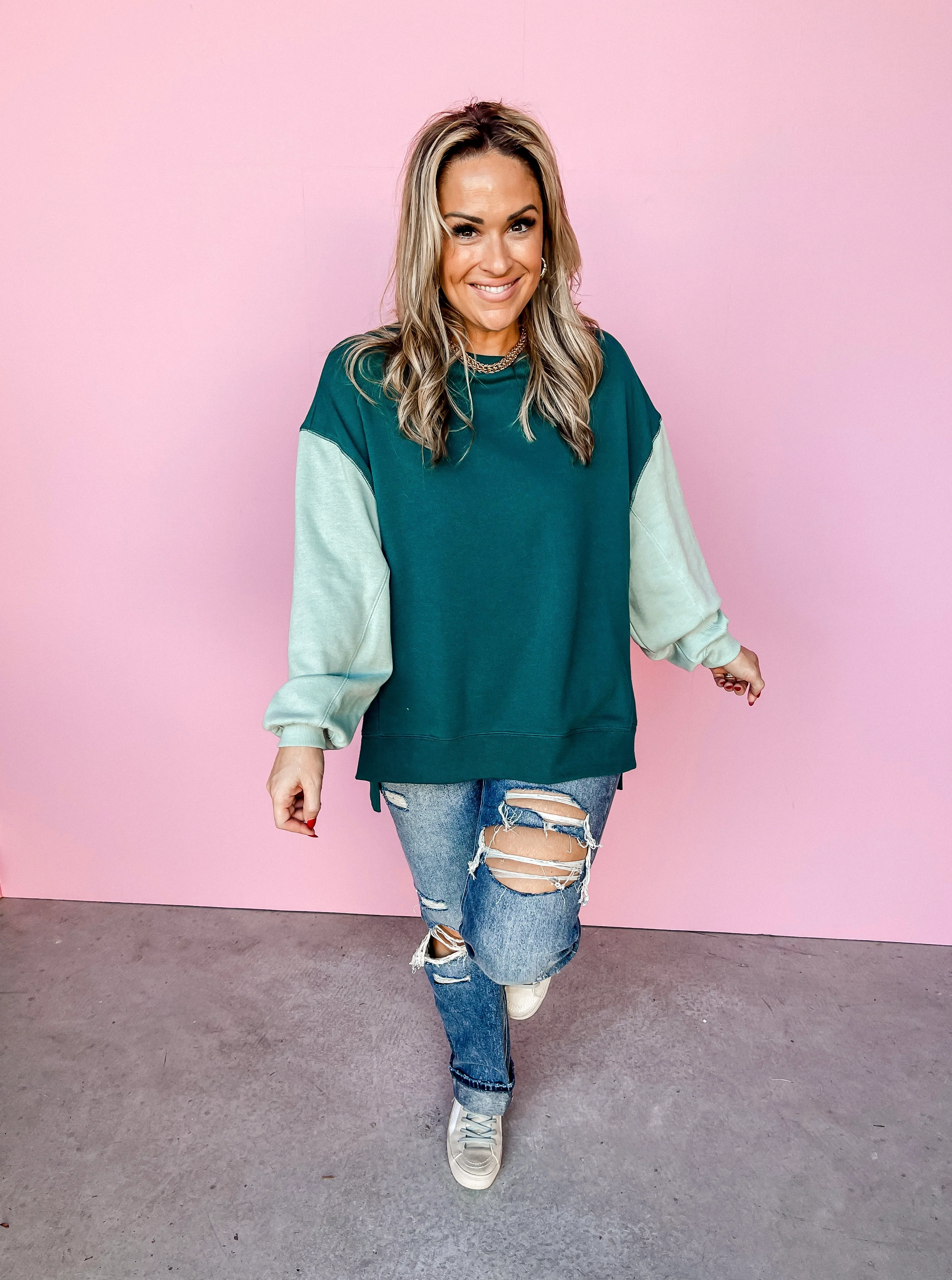 [Z Supply] Colorblocked Modern Weekender-Mermaid