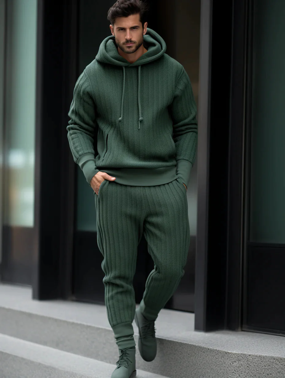 Winter Men's Luxury Thick Hoodie Sweater