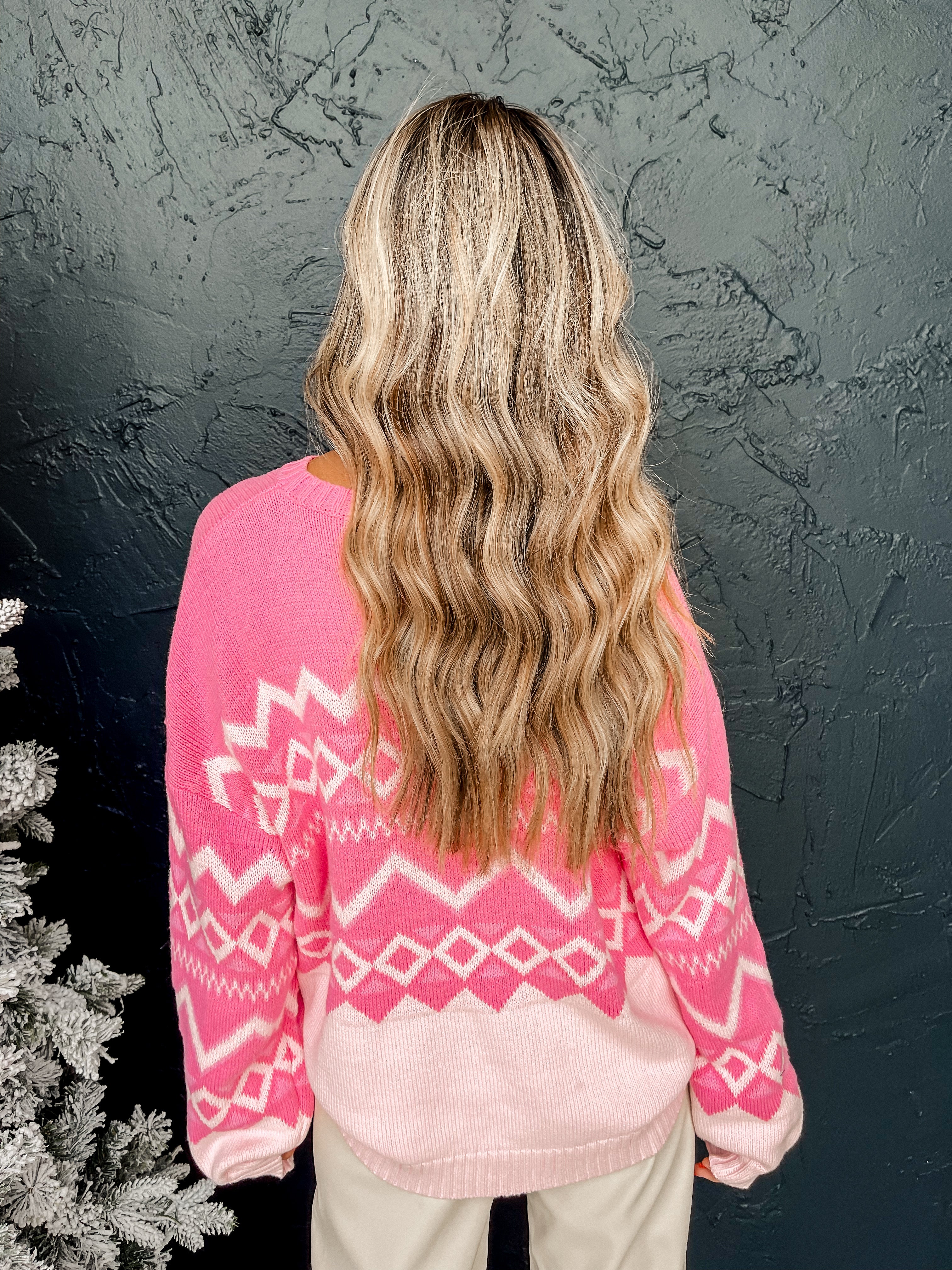 Aspen Trails Geometric Sweater