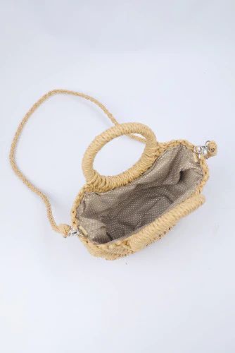 Cute Mini Woven Straw Fashion Tote Bag