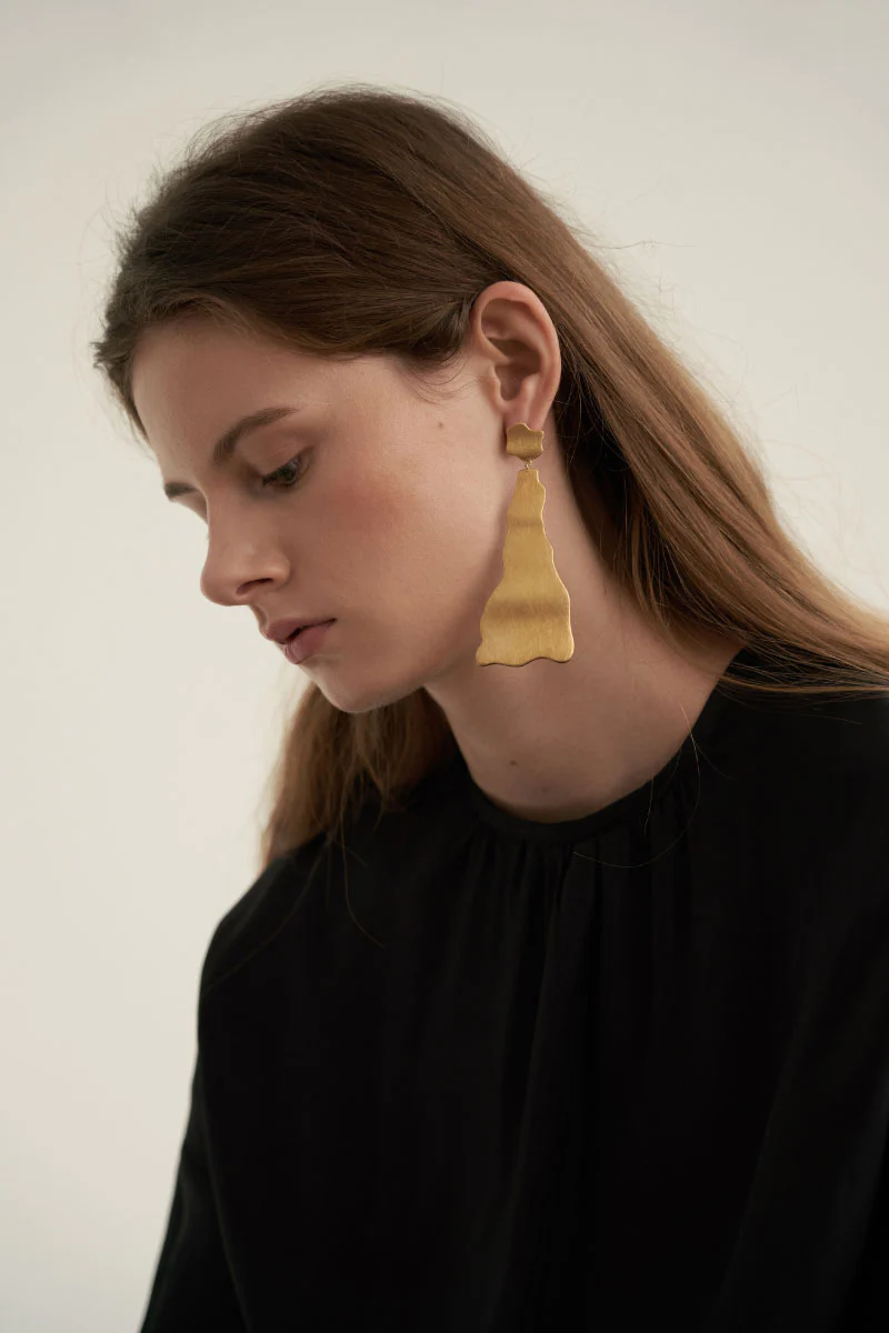 Shirring Neck Comfort Dress Black