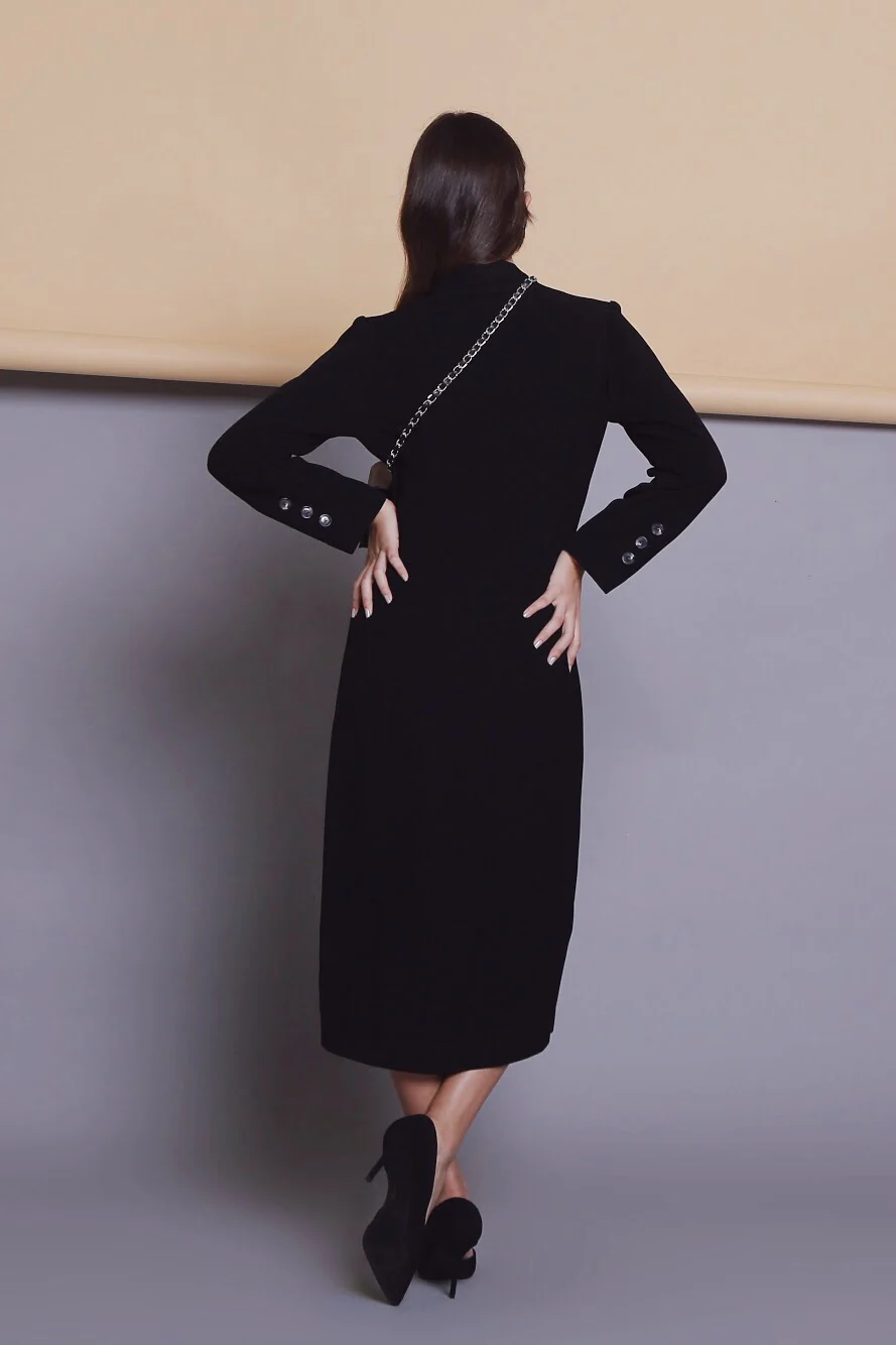 Jade Cashmere Black Dress