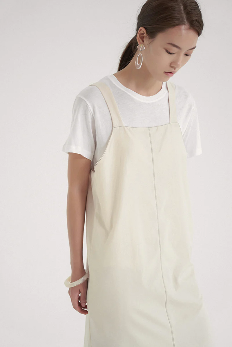 Capsule Stitch Dress Cream