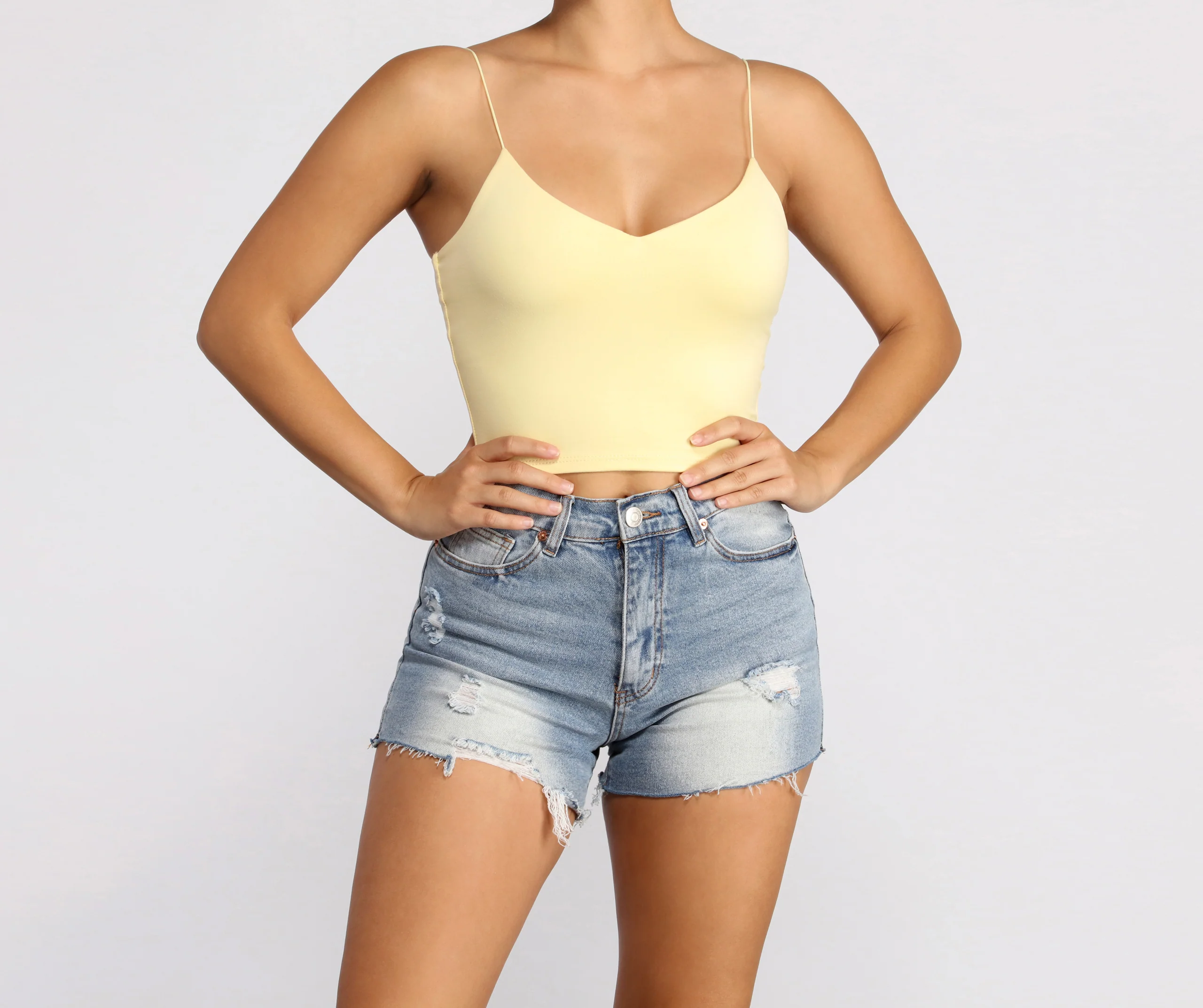 Girl Next Door Cropped Tank
