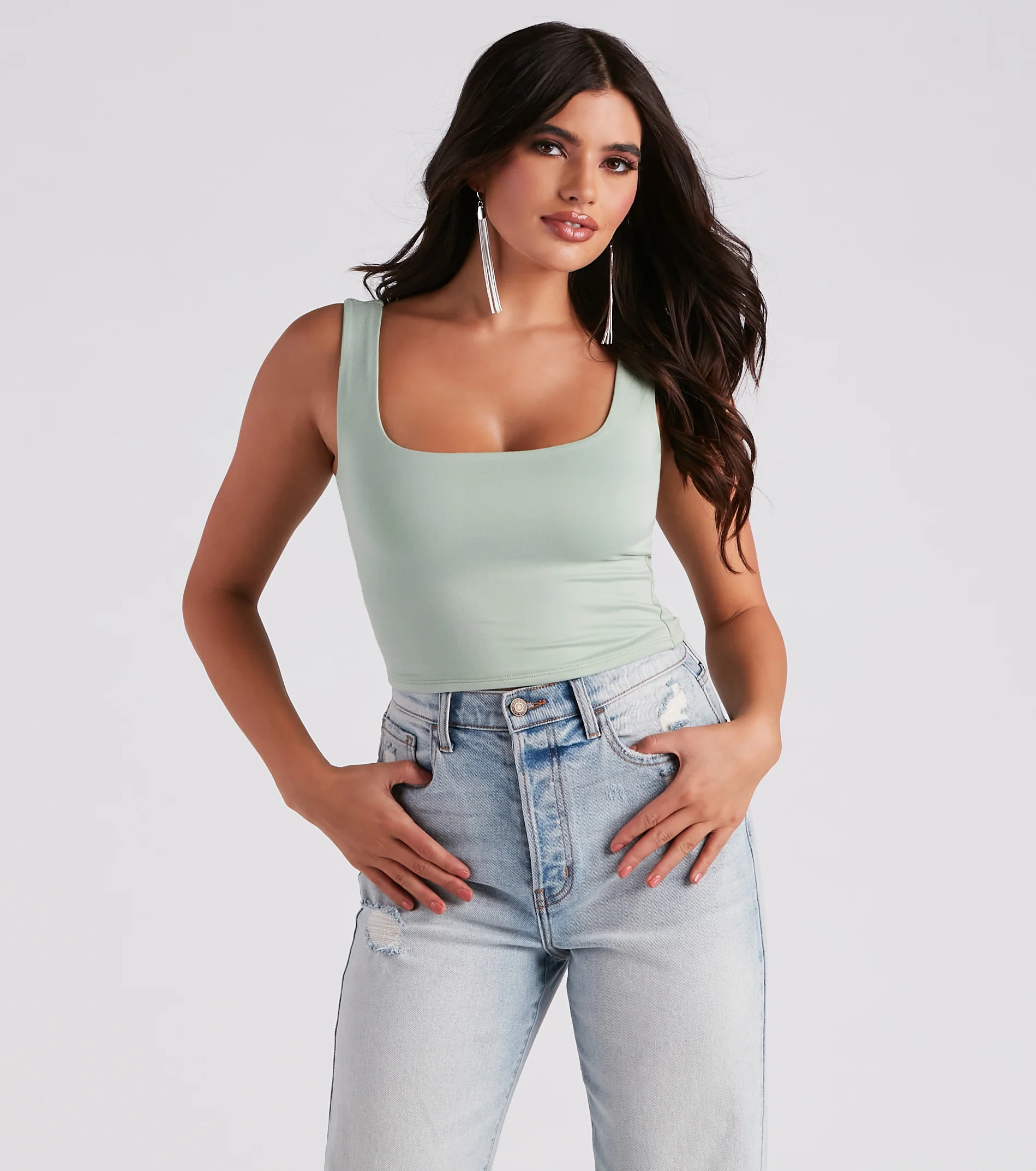 Double Duty Cropped Tank