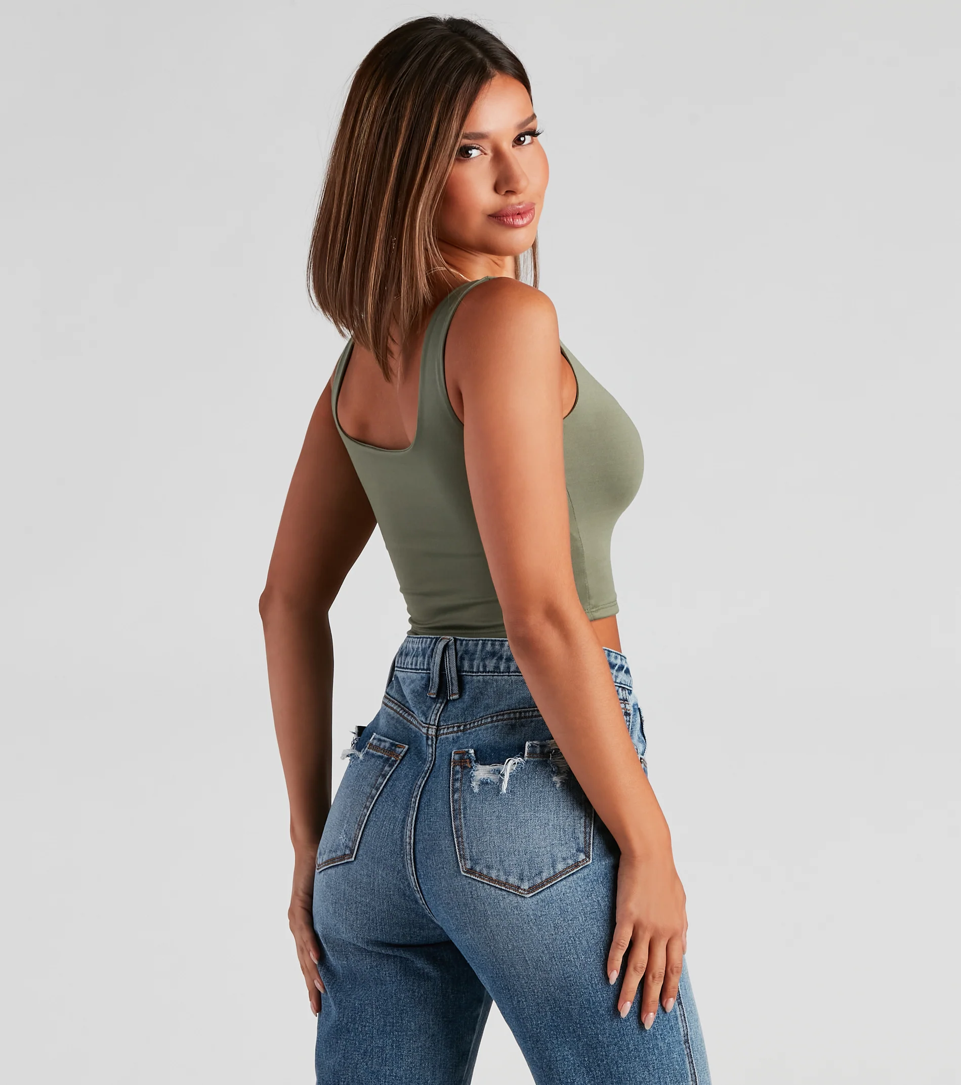 Double Duty Cropped Tank