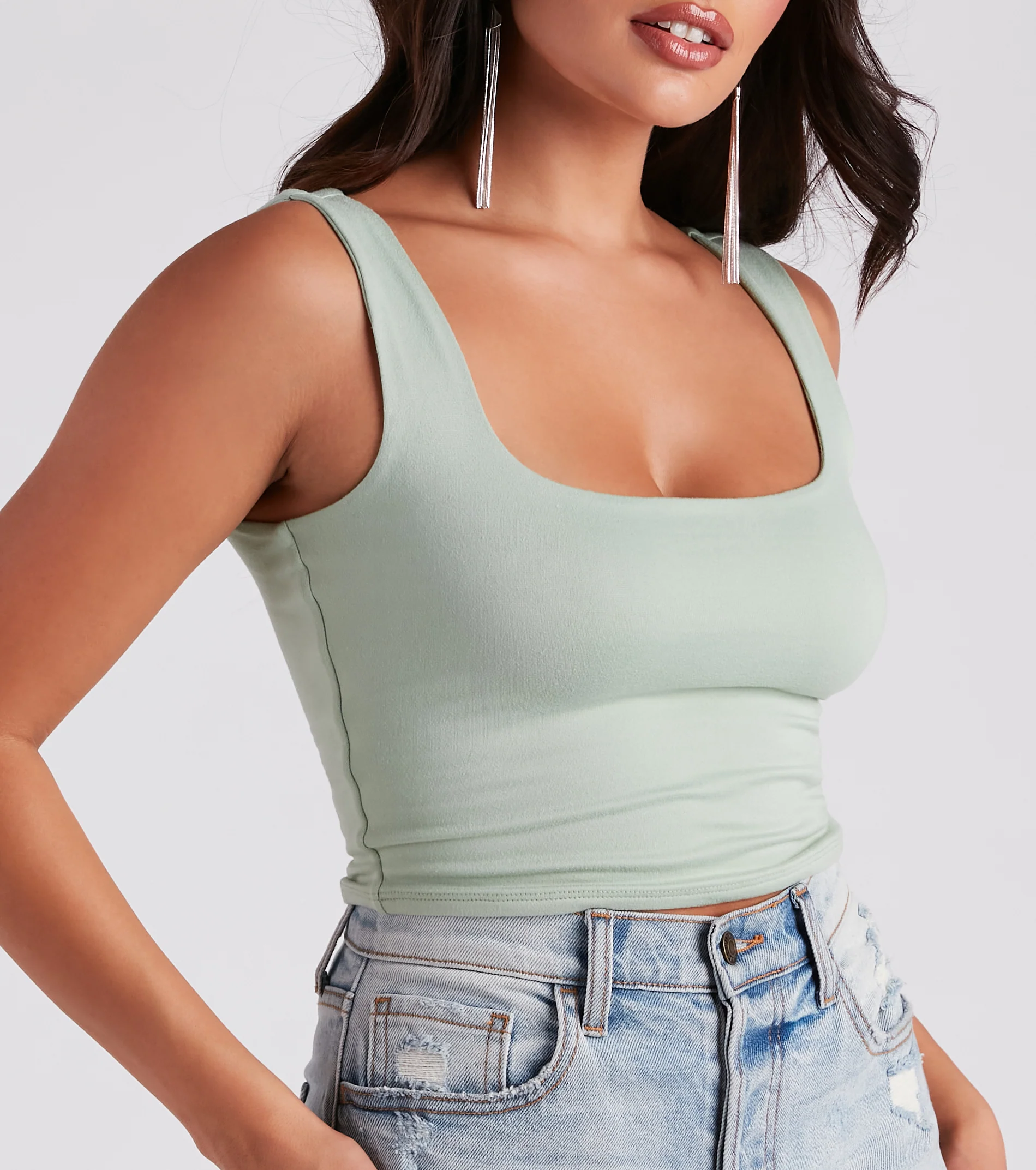 Double Duty Cropped Tank
