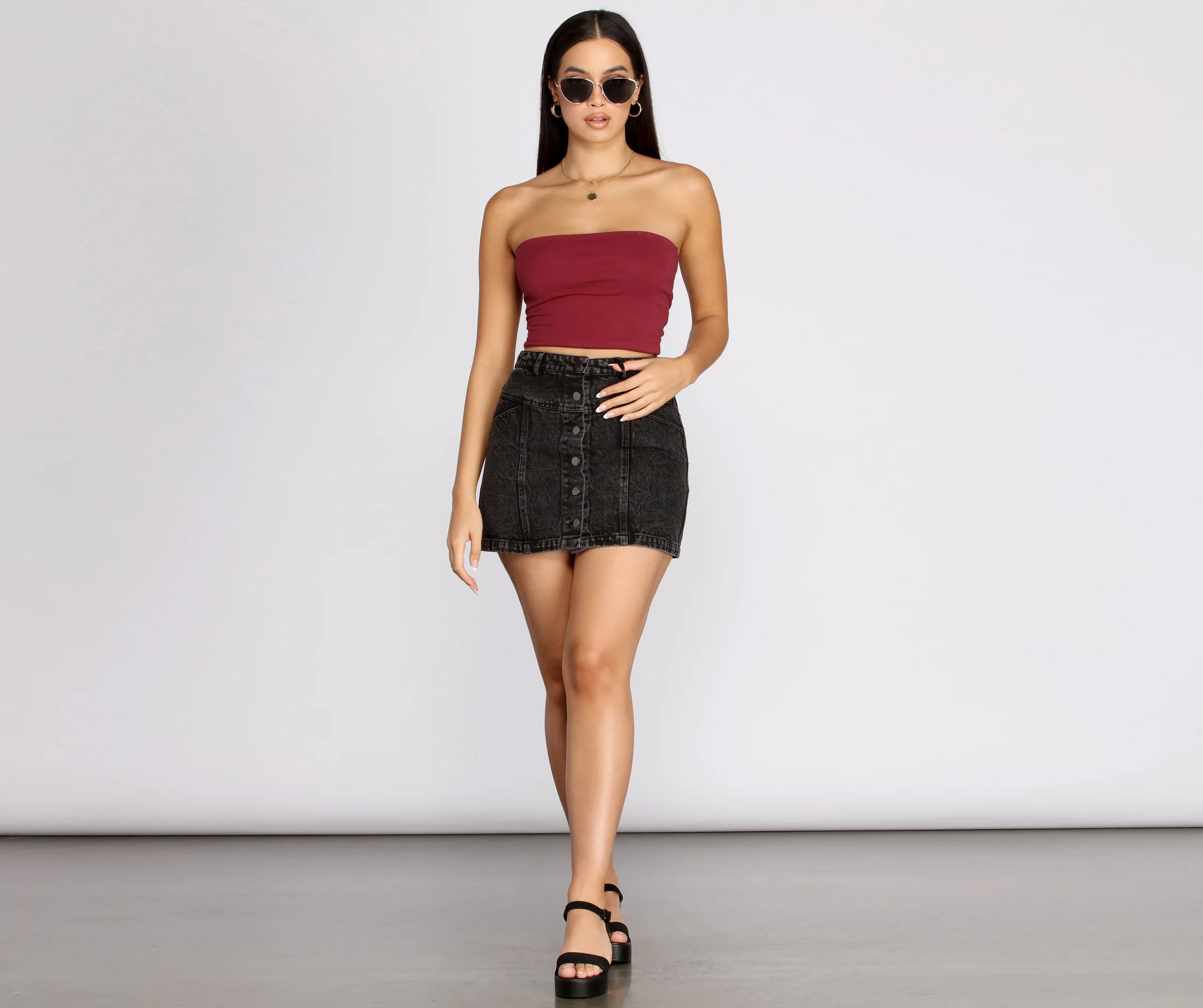 Basic Cropped Tube Top