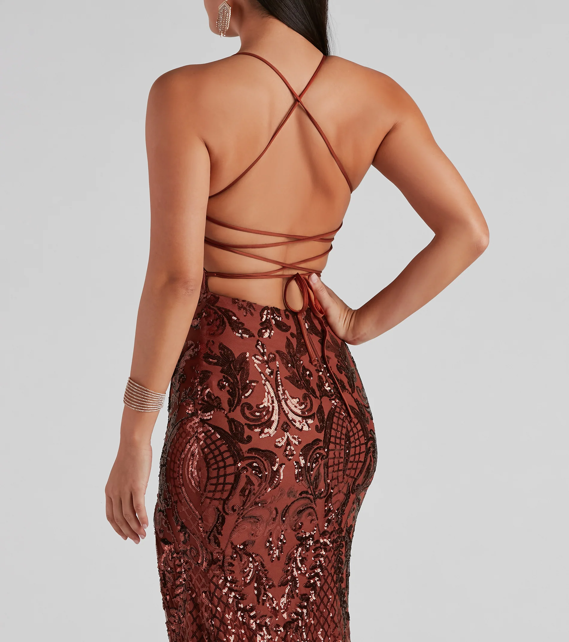 Rowena Sequin Mermaid Dress