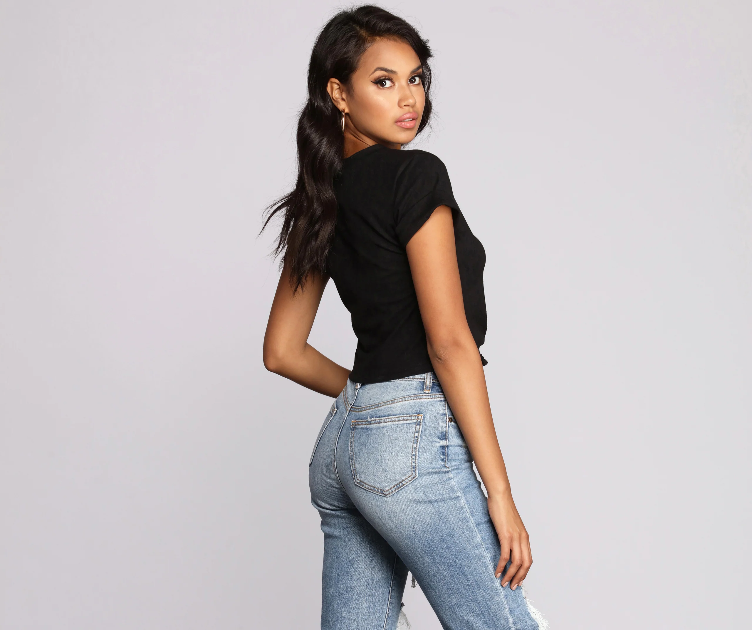 Knot About That Cuffed Top