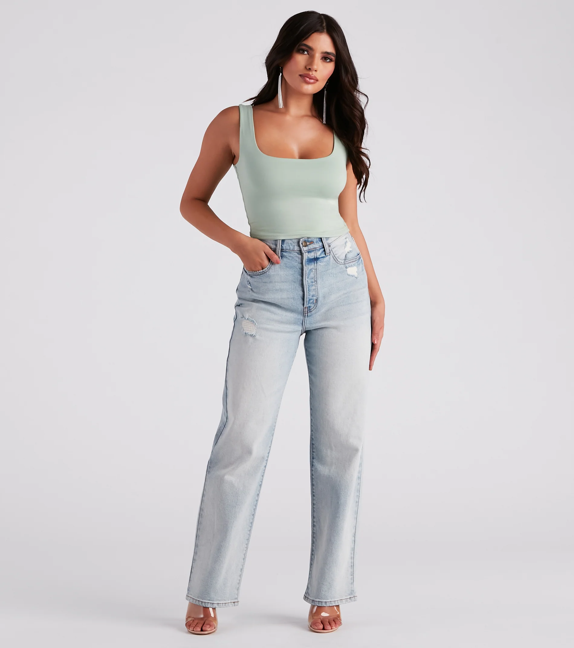 Double Duty Cropped Tank