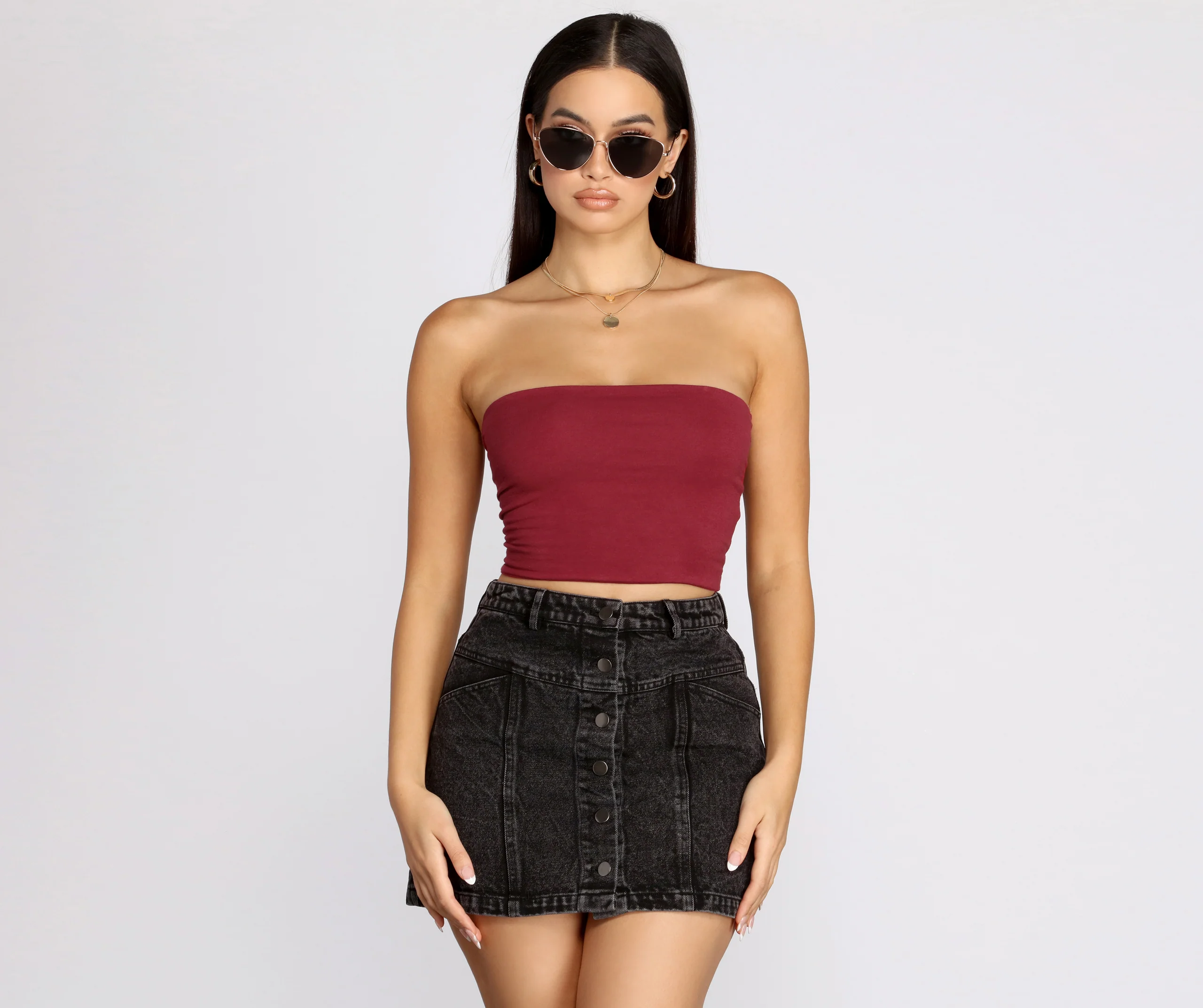 Basic Cropped Tube Top