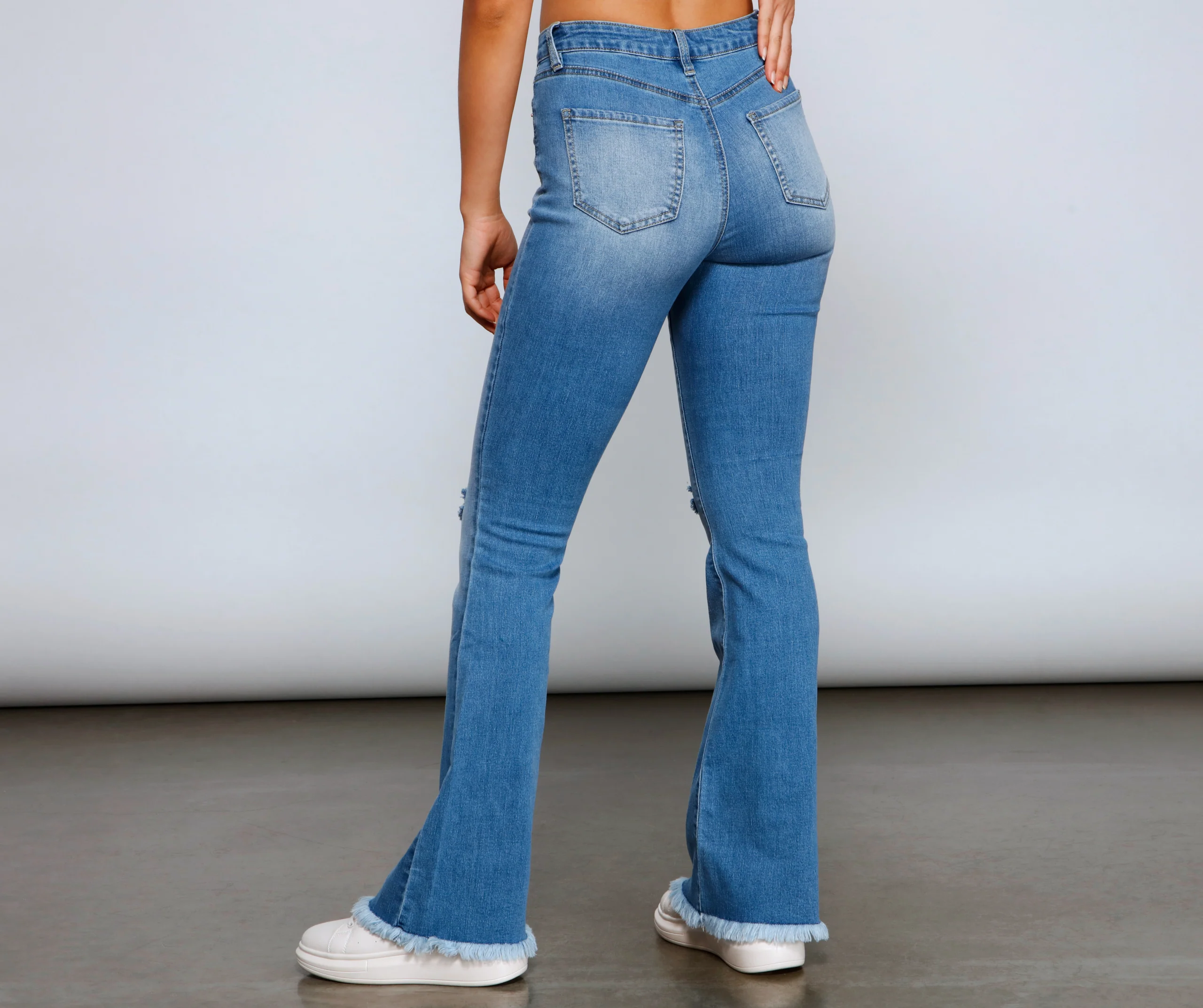 Walk It Out In Style High-Rise Flared Jeans