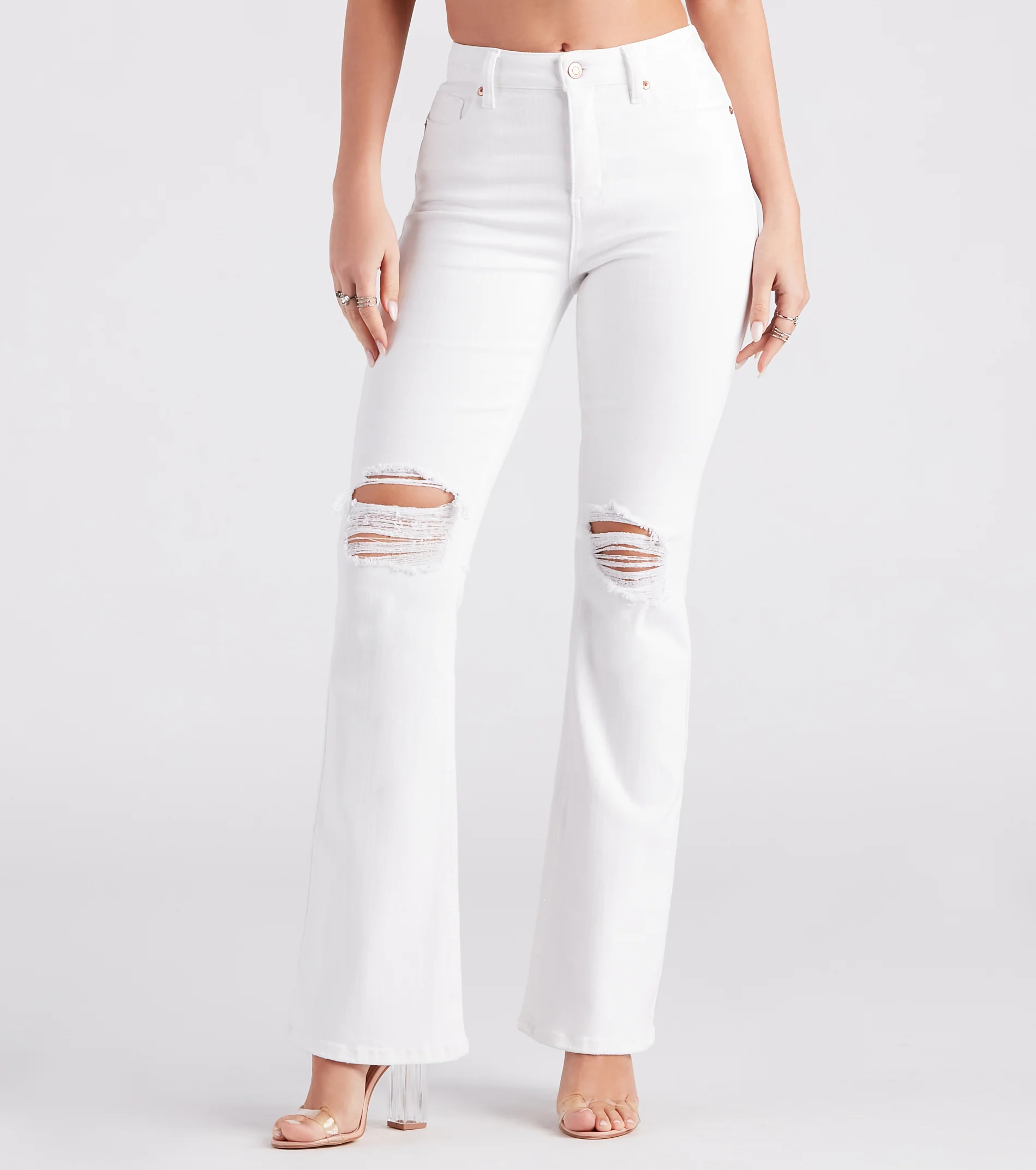 Bri High-Rise Flare Jeans by Windsor Denim