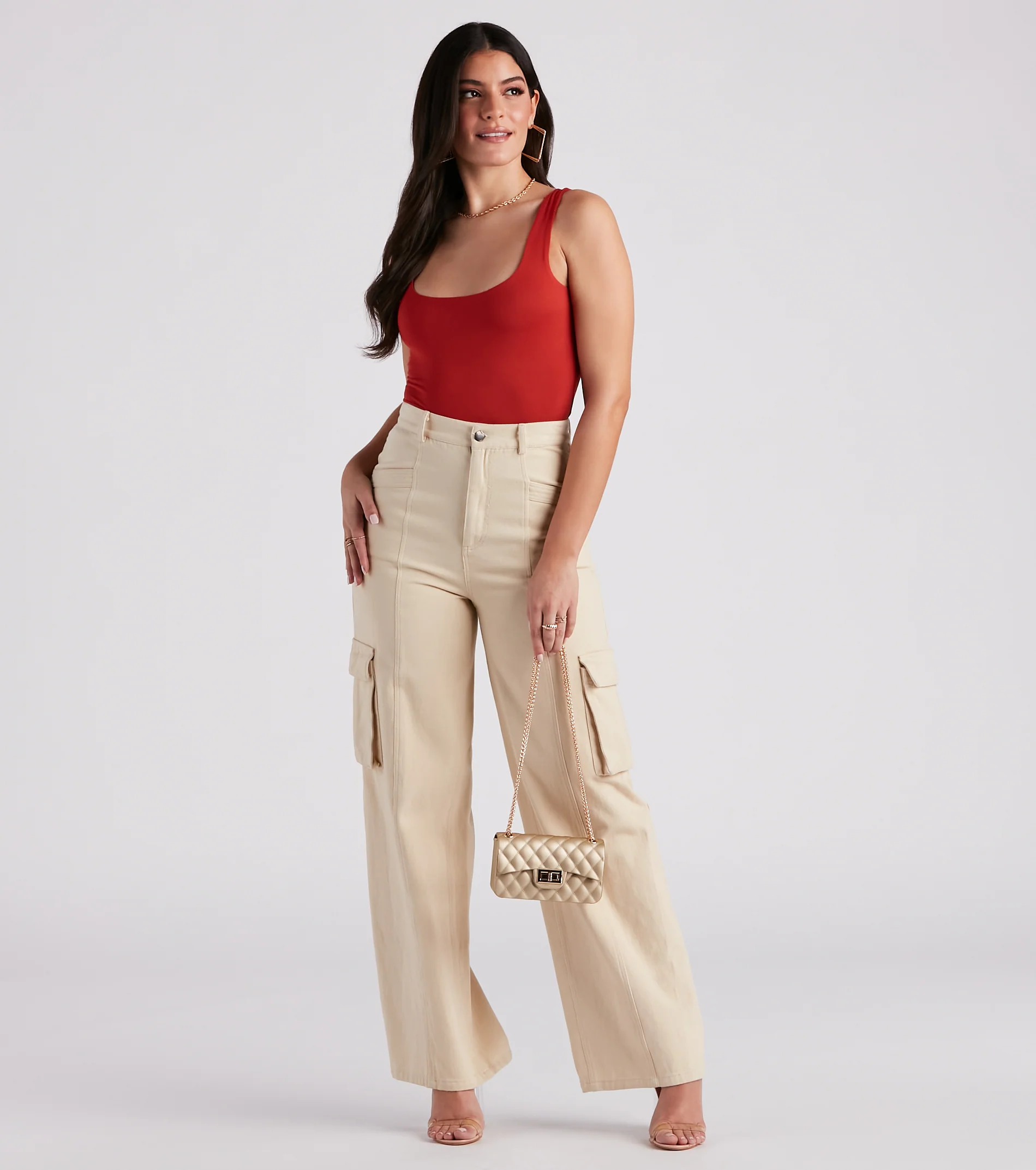 Staple Piece Scoop Neck Bodysuit