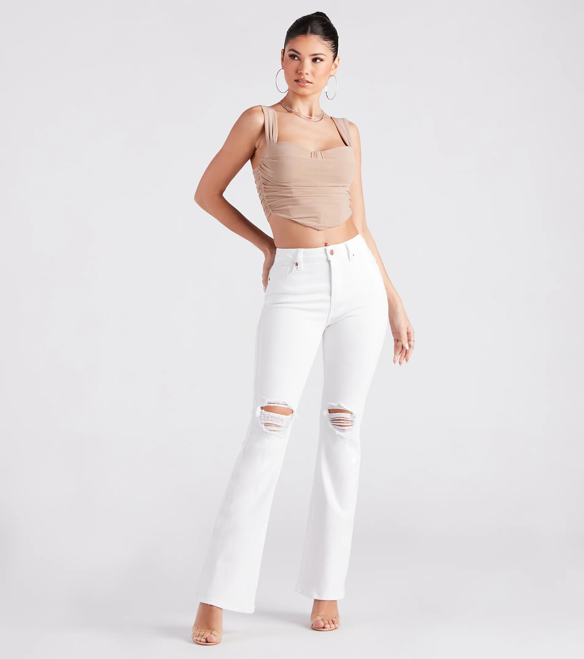 Bri High-Rise Flare Jeans by Windsor Denim