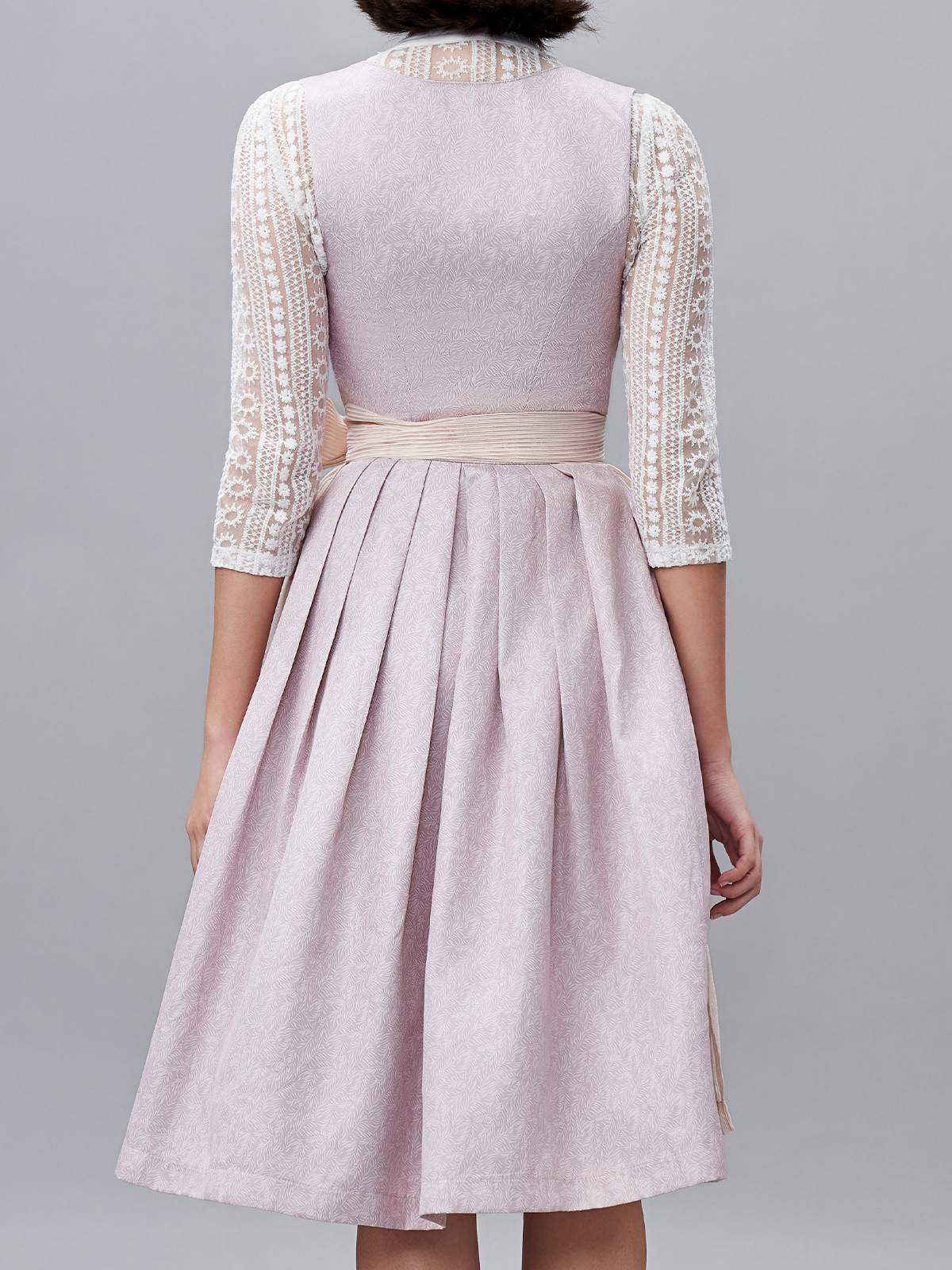 Damen Rosa Zwei verdeckte Eingriffstaschen Dirndl WEBER